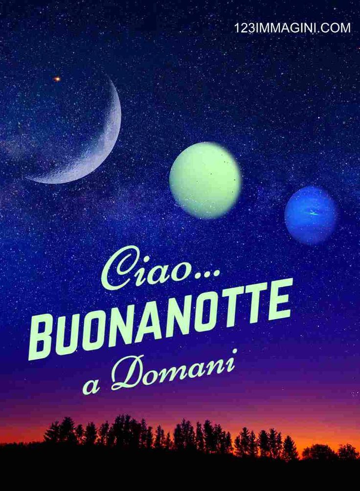 buona notte a domani