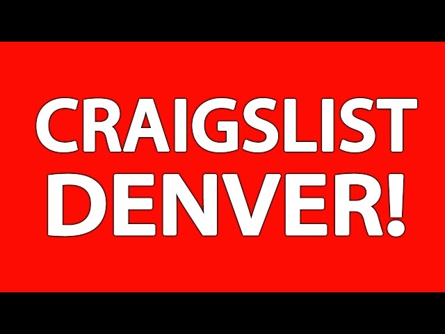 Exploring Craigslist Denver: Your Ultimate Guide to Buying, Selling, and More